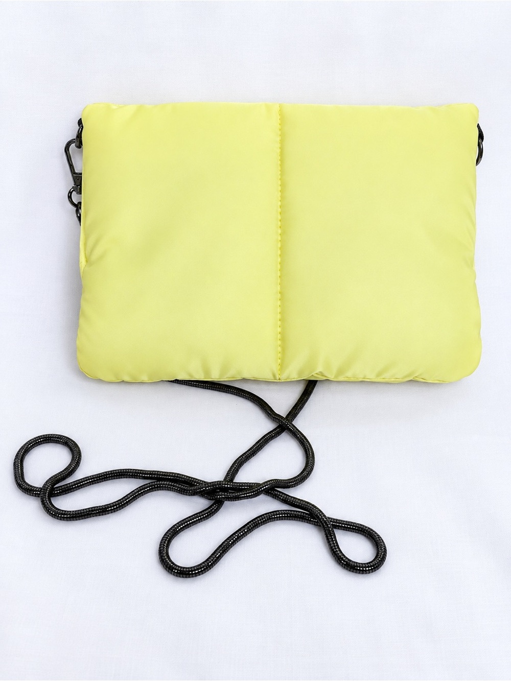 a new day Pale Yellow Crossbody with Black Chain Strap